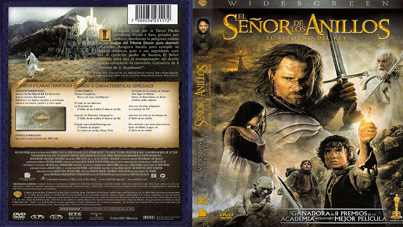 El Señor De Los Anillos 3 El Retorno Del Rey Ver Ext   2003